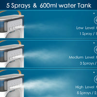 Portable AC Mini Cooler Fan With Free Airpods ❄️ Fire Bass