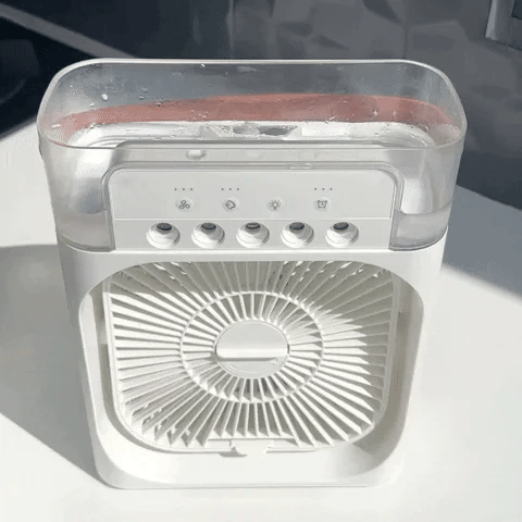 Portable AC Mini Cooler Fan With Free Airpods ❄️