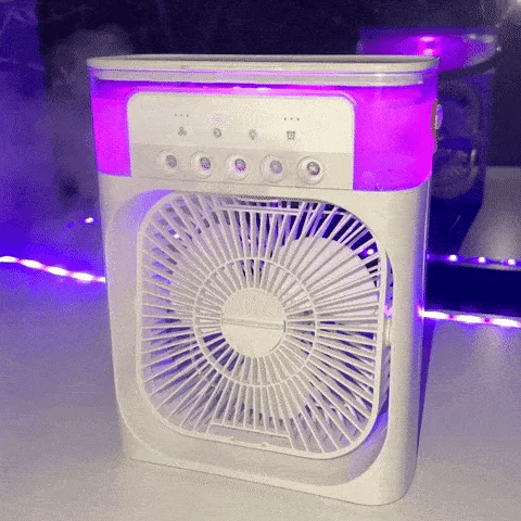 Portable AC Mini Cooler Fan With Free Airpods ❄️