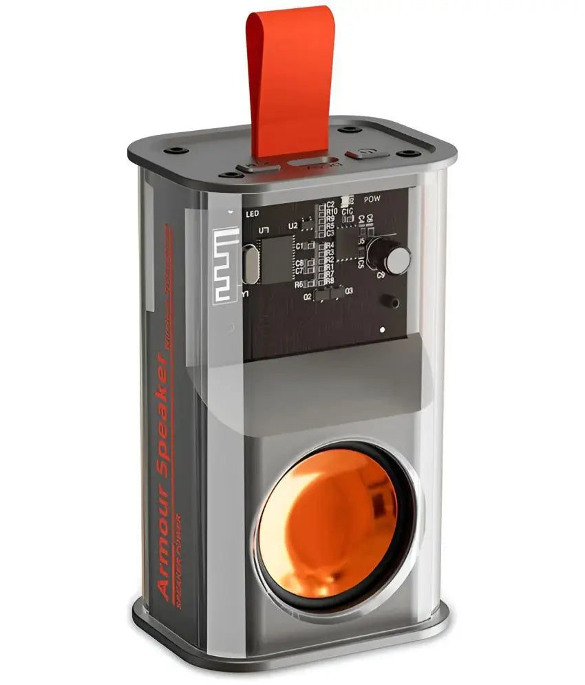 Armour Transparent 5 W Bluetooth Speaker Bluetooth Fire Bass