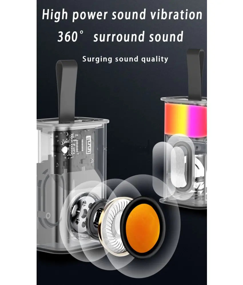 Armour Transparent 5 W Bluetooth Speaker Bluetooth Fire Bass