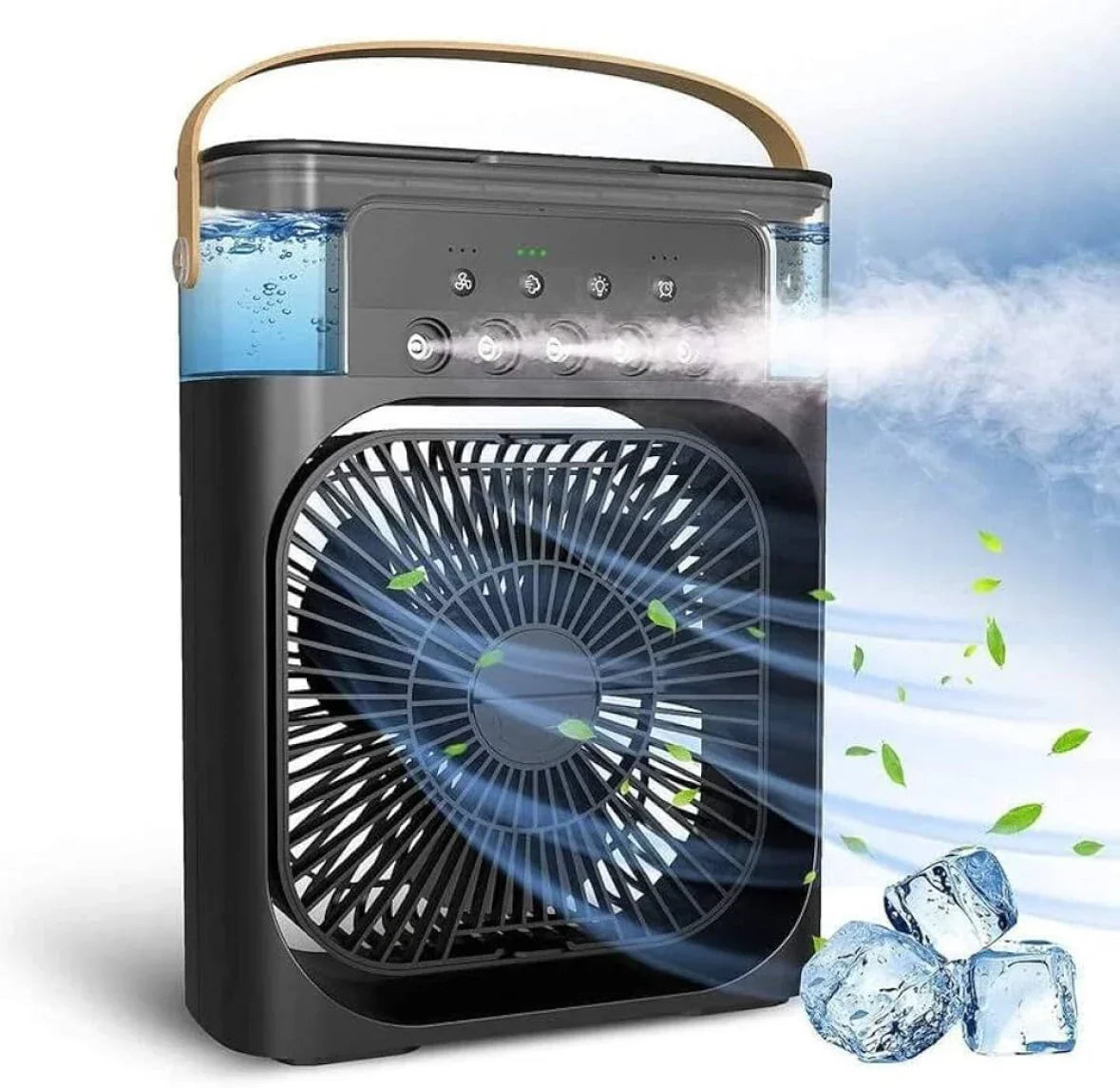 Portable AC Mini Cooler Fan With Free Airpods ❄️ Fire Bass